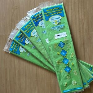 🎄 NWT PACON SPECTRA BLEEDING ART TISSUE PAPER 20”X30” SPRING GREEN 24 SHEETS